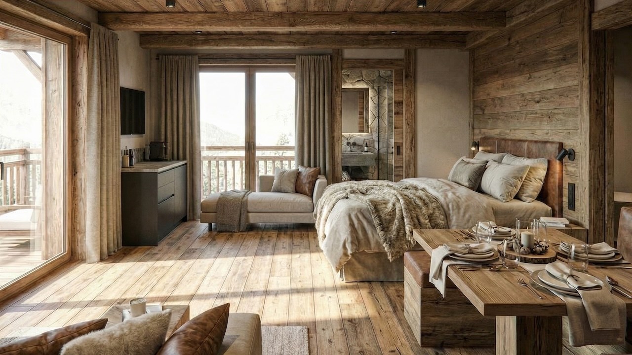 Bergdorf Vermala Gut - A luxury Chalet Resort Hütten im Detail Chalet Kuscheleck