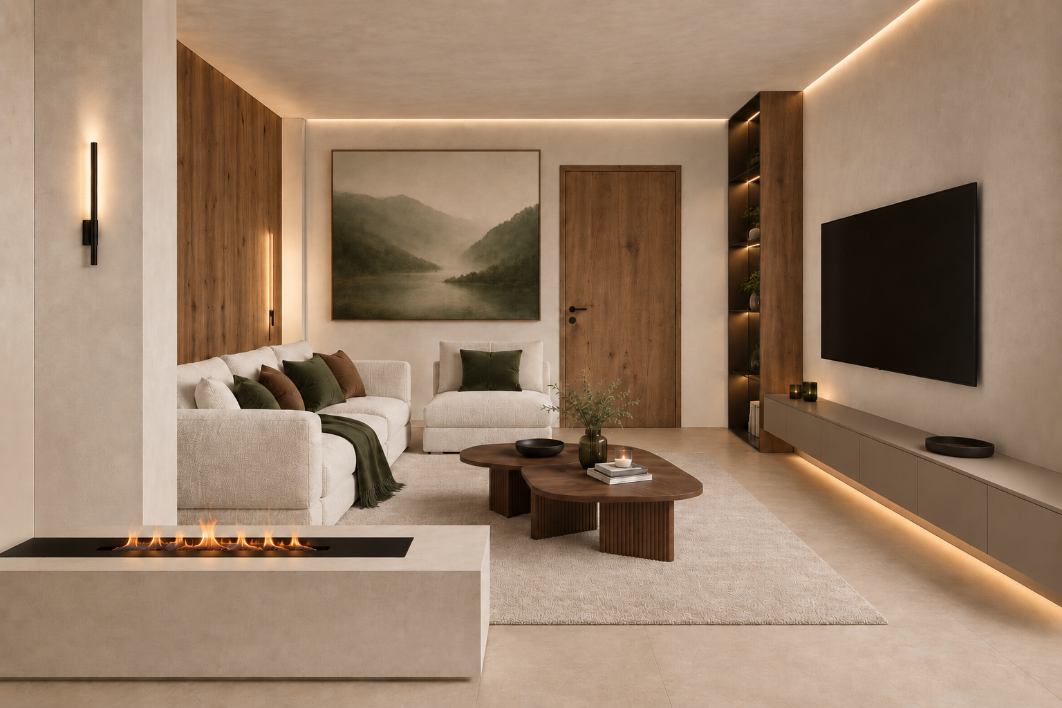 Chalet: Wohnzimmer - ROSENSTOA Premium Chalets