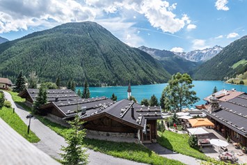 Chalet: Lage Hotel & Chalets Edelweiss Schnalstal - Hotel & Chalets Edelweiss