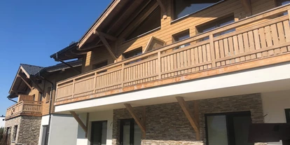 Hüttendorf - Chaletgröße: 8 - 10 Personen - Chalets im modern-alpinen Stil, Südbalkon, Südterrasse und Garten.
 - Grossglockner Chalets