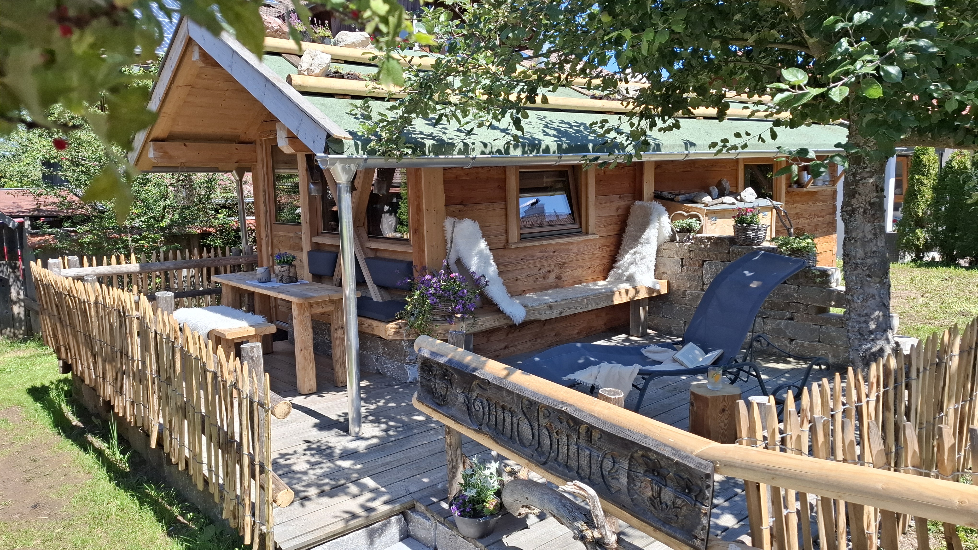 Chalet: Chalet Gundhütte  (alleinstehendes Chalet im Garten) - Dorf Chalet