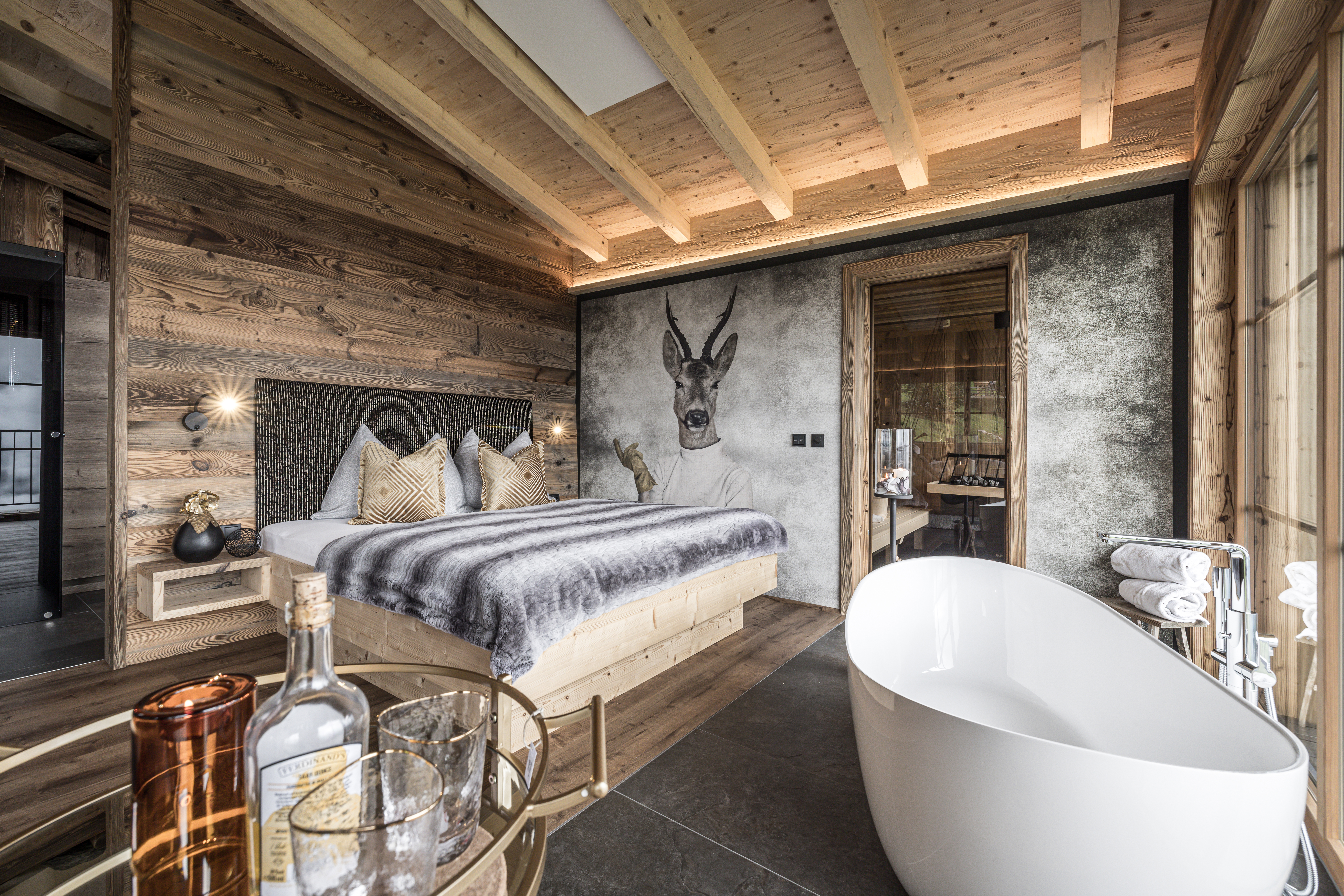 Ferienhütten Tirol Hütten im Detail Kuschel Luxury Chalet
