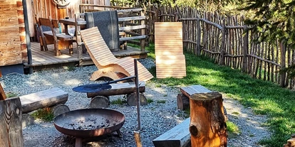 Hüttendorf - Chaletgröße: 8 - 10 Personen - Außenbereich Große Hütte - Almhütten Sprachmann Flattnitz