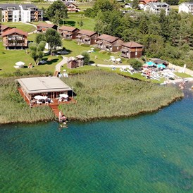 Chalet: Das Lake Resort befindet sich direkt am Pressegger See - Lake Resort Pressegger See