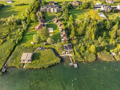 Hüttendorf - Faak am See - Das Lake Resort befindet sich direkt am Pressegger See. - Lake Resort Pressegger See