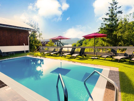 Chalet: Außenpool Chalet Park - Göbel´s Chaletpark Diemelsee - Außen, Wellness | Entspannen