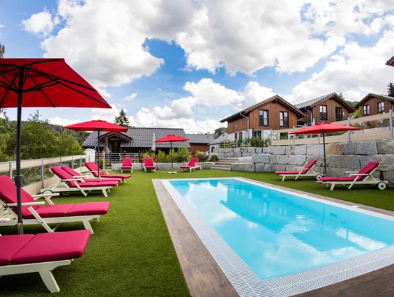 Chalet: Außenpool Chalet Park - Göbel´s Chaletpark Diemelsee - Außen, Wellness | Entspannen