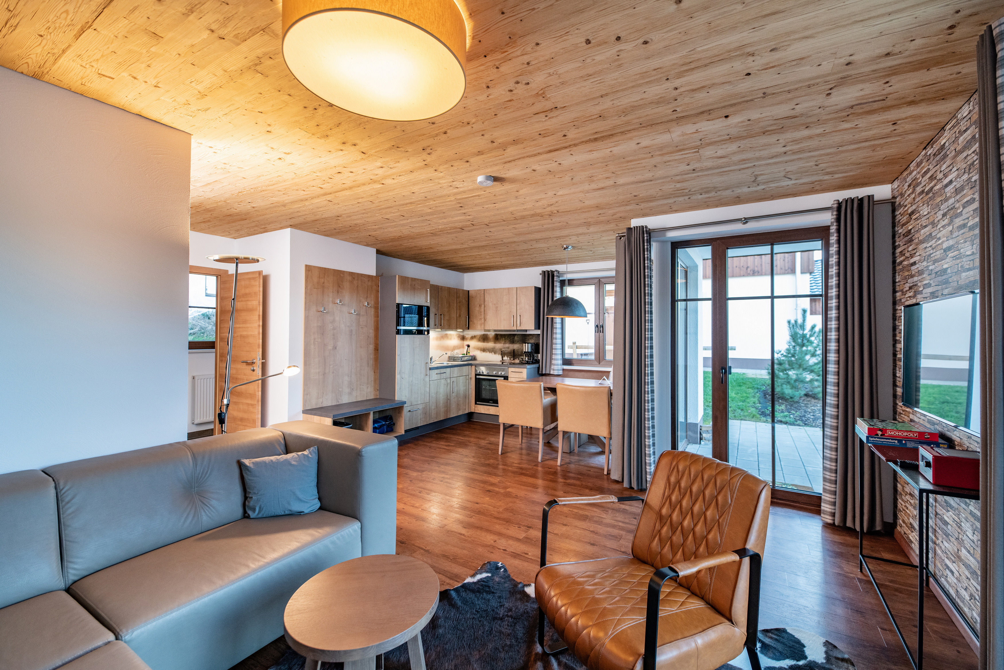 Chalet: Premium-Chalet Wohnbereich - Göbel´s Chaletpark Diemelsee - Innen