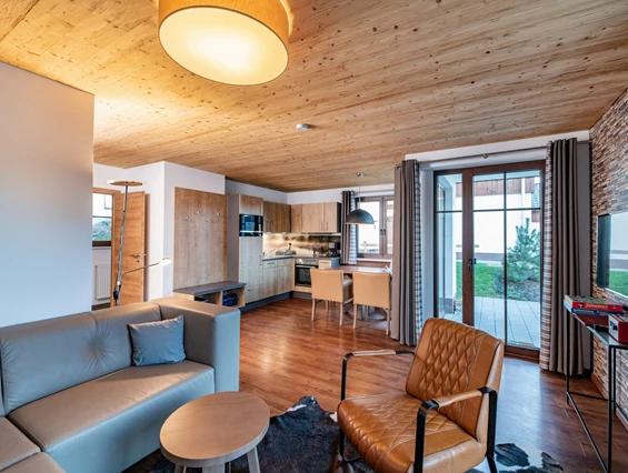 Chalet: Premium-Chalet Wohnbereich - Göbel´s Chaletpark Diemelsee - Innen