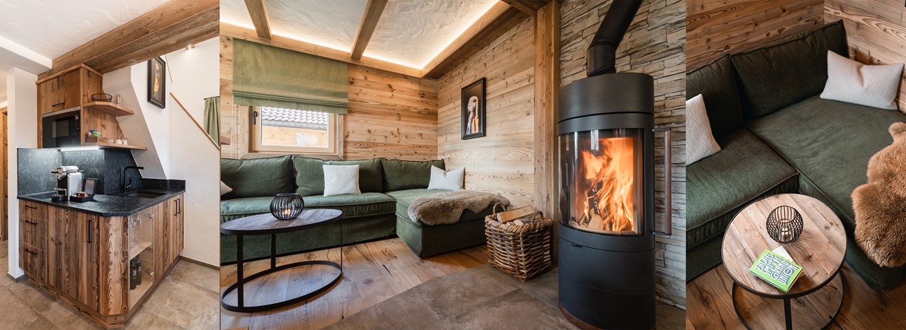 Hotel Leitenhof Hütten im Detail Superior Chalet