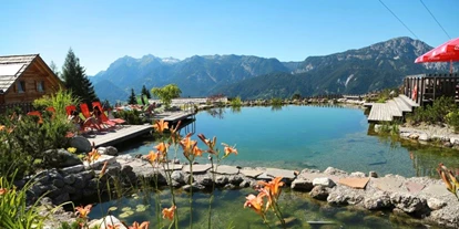 Hüttendorf - Chaletgröße: 8 - 10 Personen - Der 250m² große Schwimmteich - Hüttendorf Pruggern