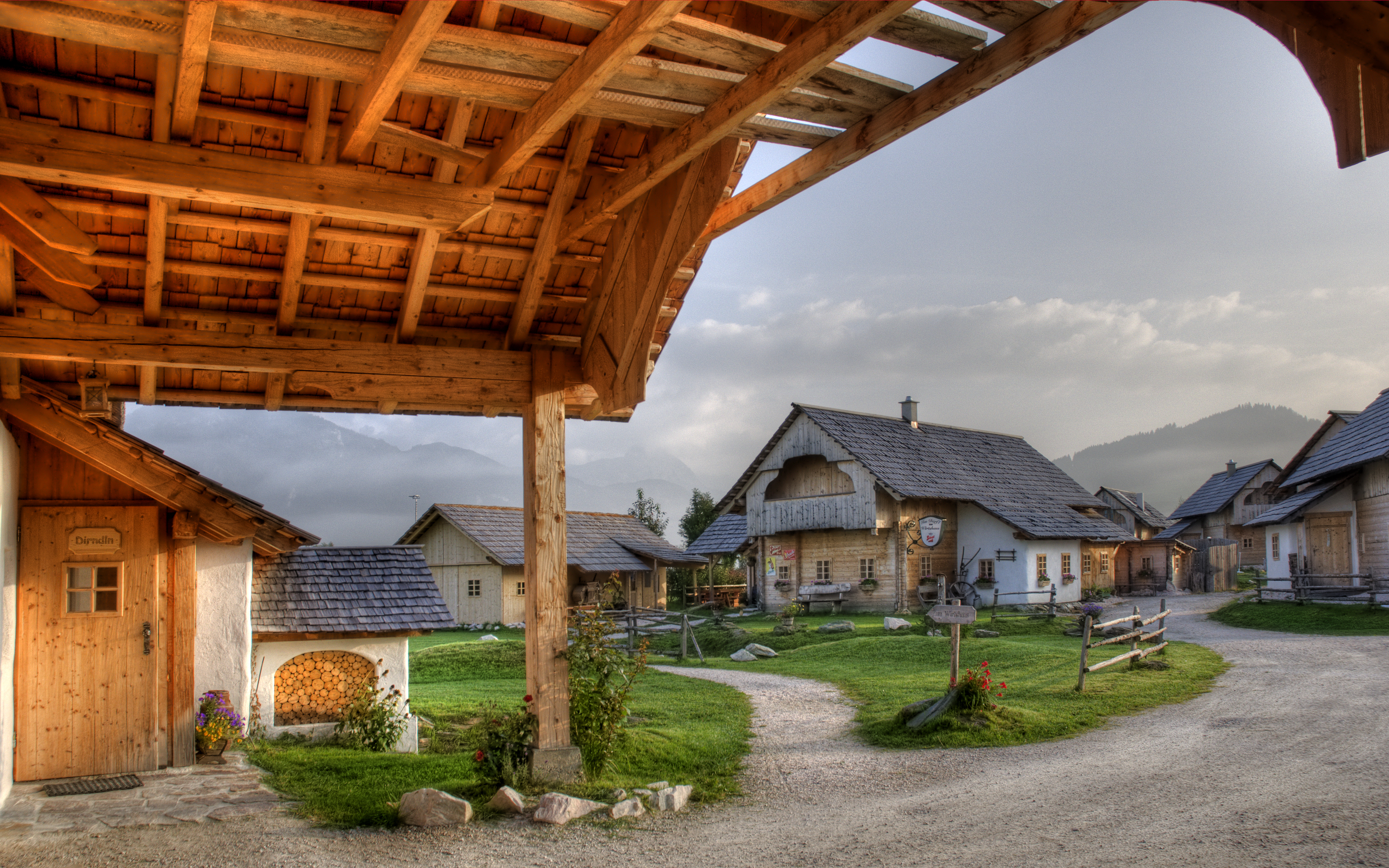 Hüttendorf - Steiermark - Im Dörfl Anno 1873