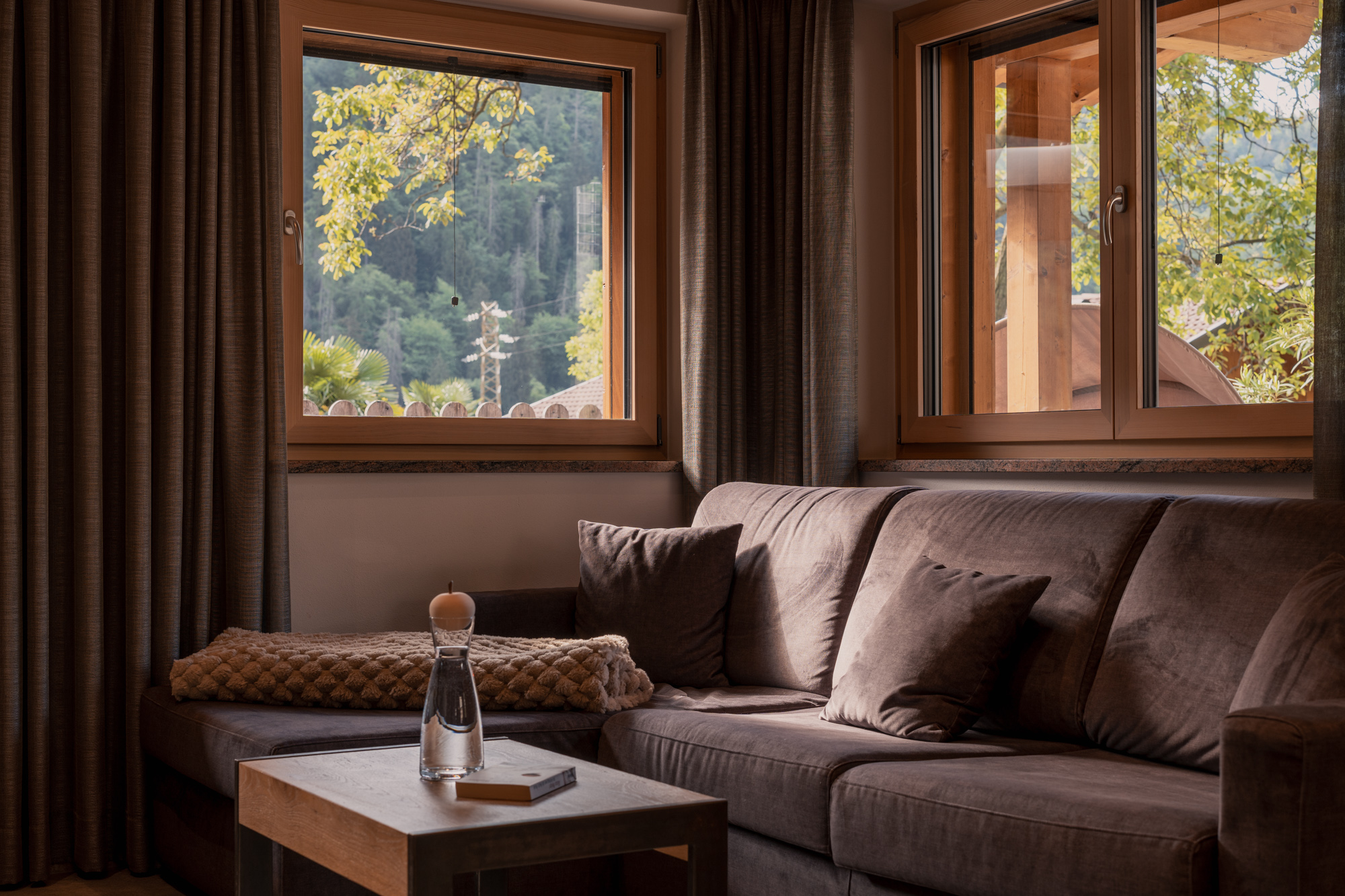 Chalet: Wohnzimmer - Chalet Resort Innerluferhof - Innen, Wellness | Entspannen