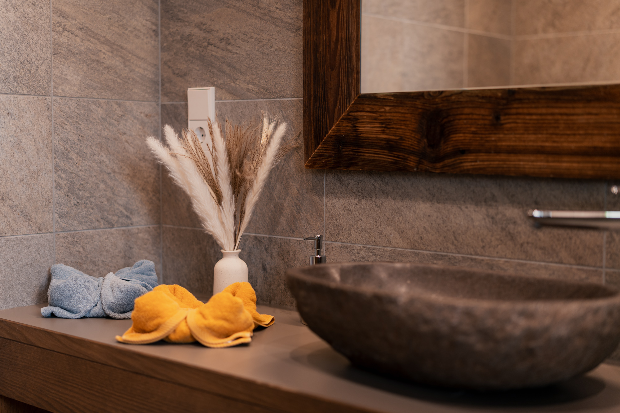 Chalet: Badezimmer Details - Chalet Resort Innerluferhof - Innen