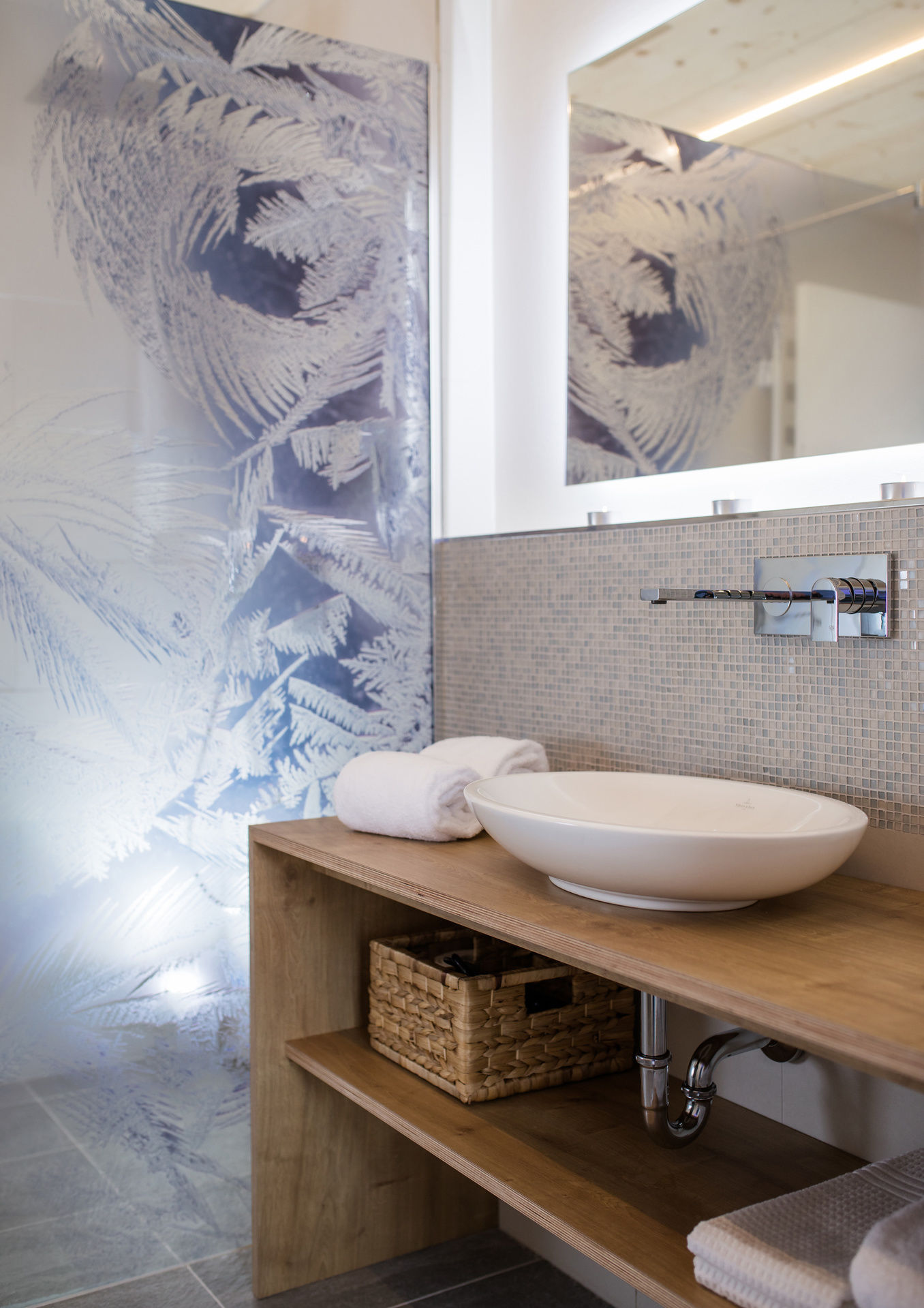 Chalet: Chalet Eis: Badezimmer - Waidlerland Feriendorf