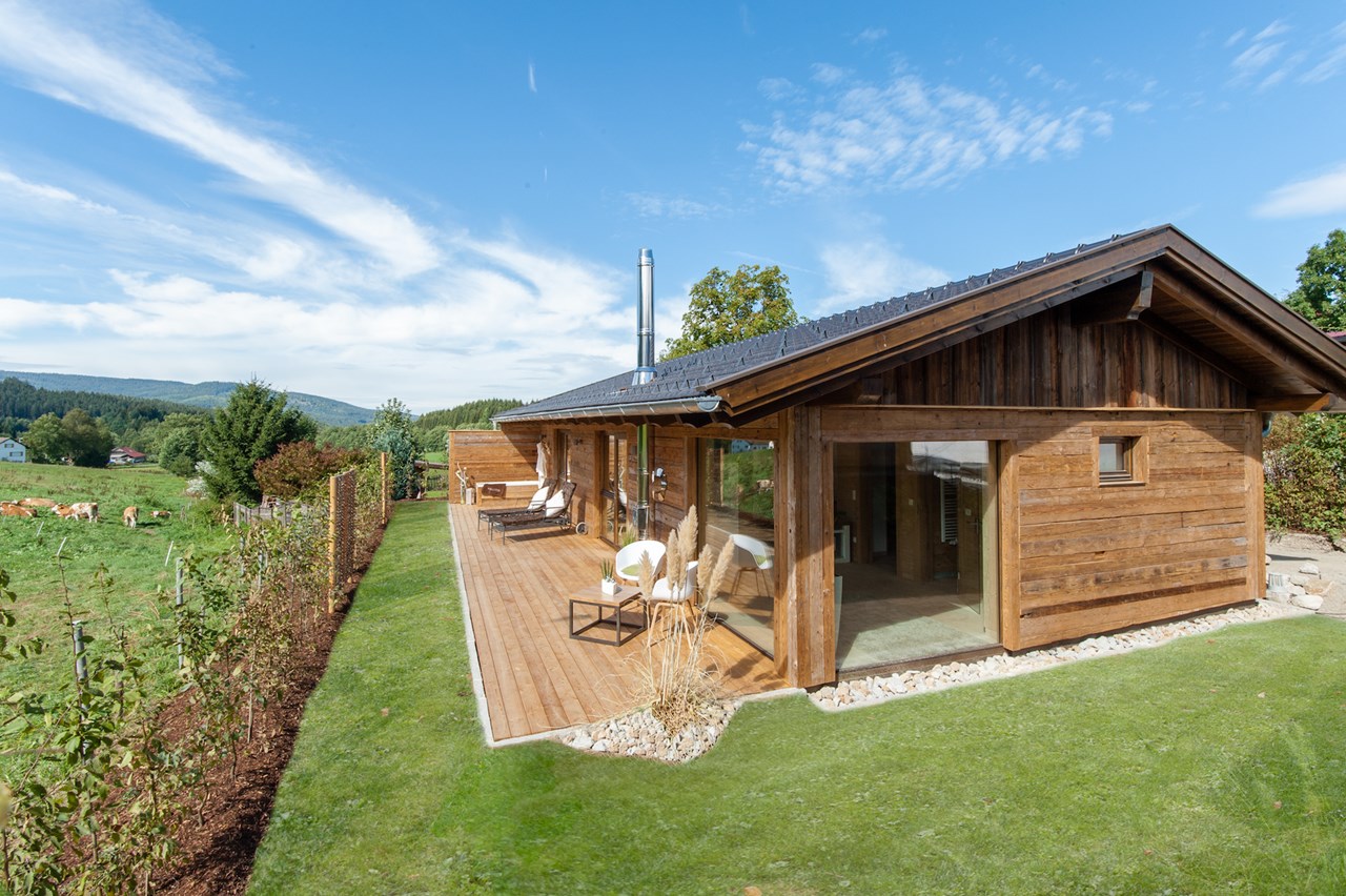 Landhaus und Chalets Köpplwirt Hütten im Detail Luxus-Chalet