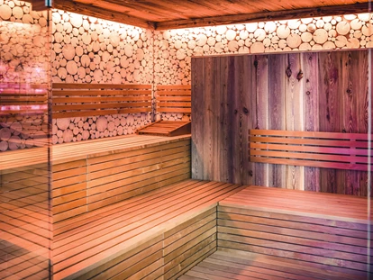 Hüttendorf - Schröcken - Der Wellnessbereich im Lux Alp besticht mit klaren Linien und einzigartigem Design. - Lux Alp