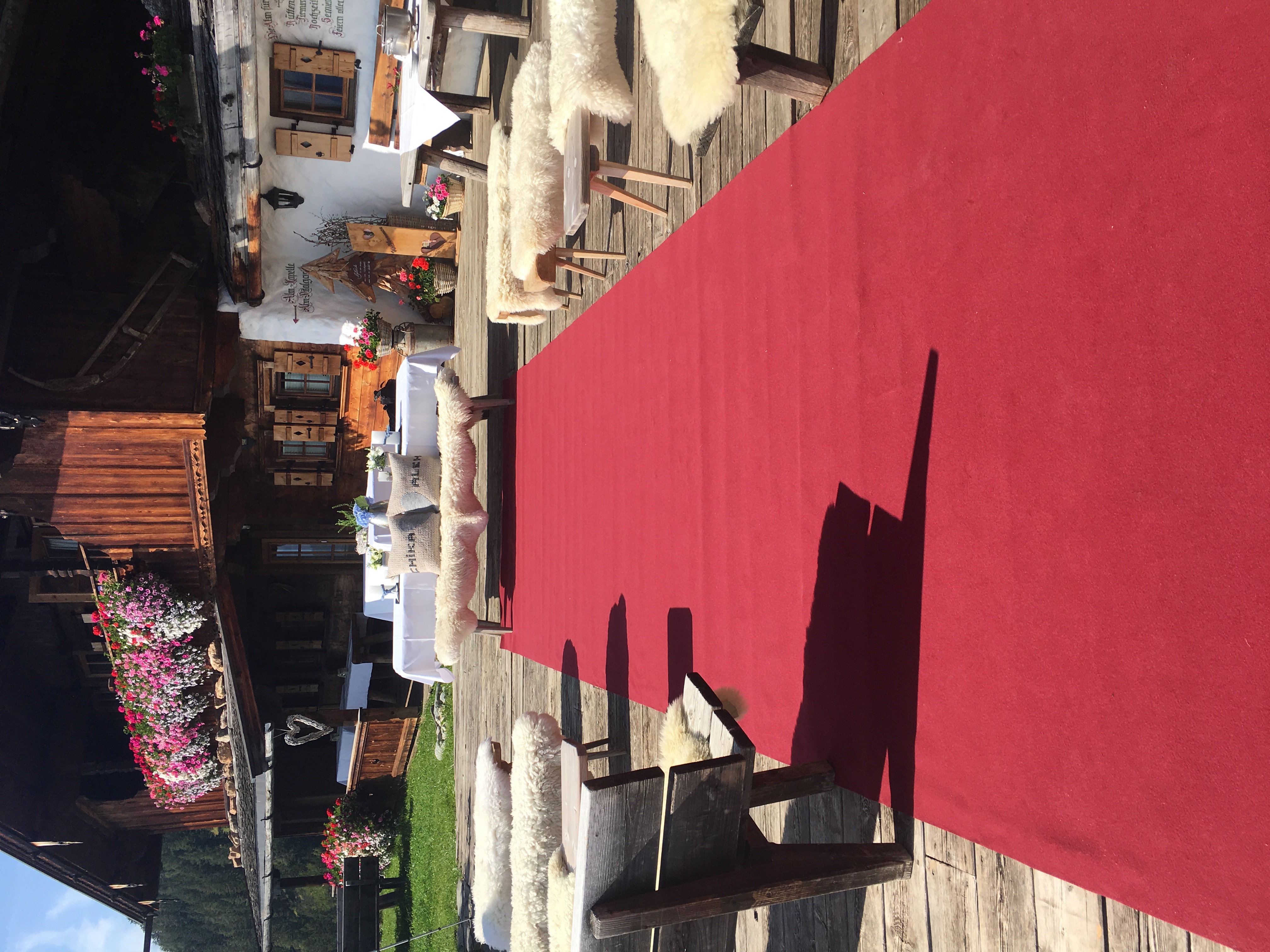 Chalet: das Brautpaar kann kommen - Luxus Chalet Bischofer-Bergwelt