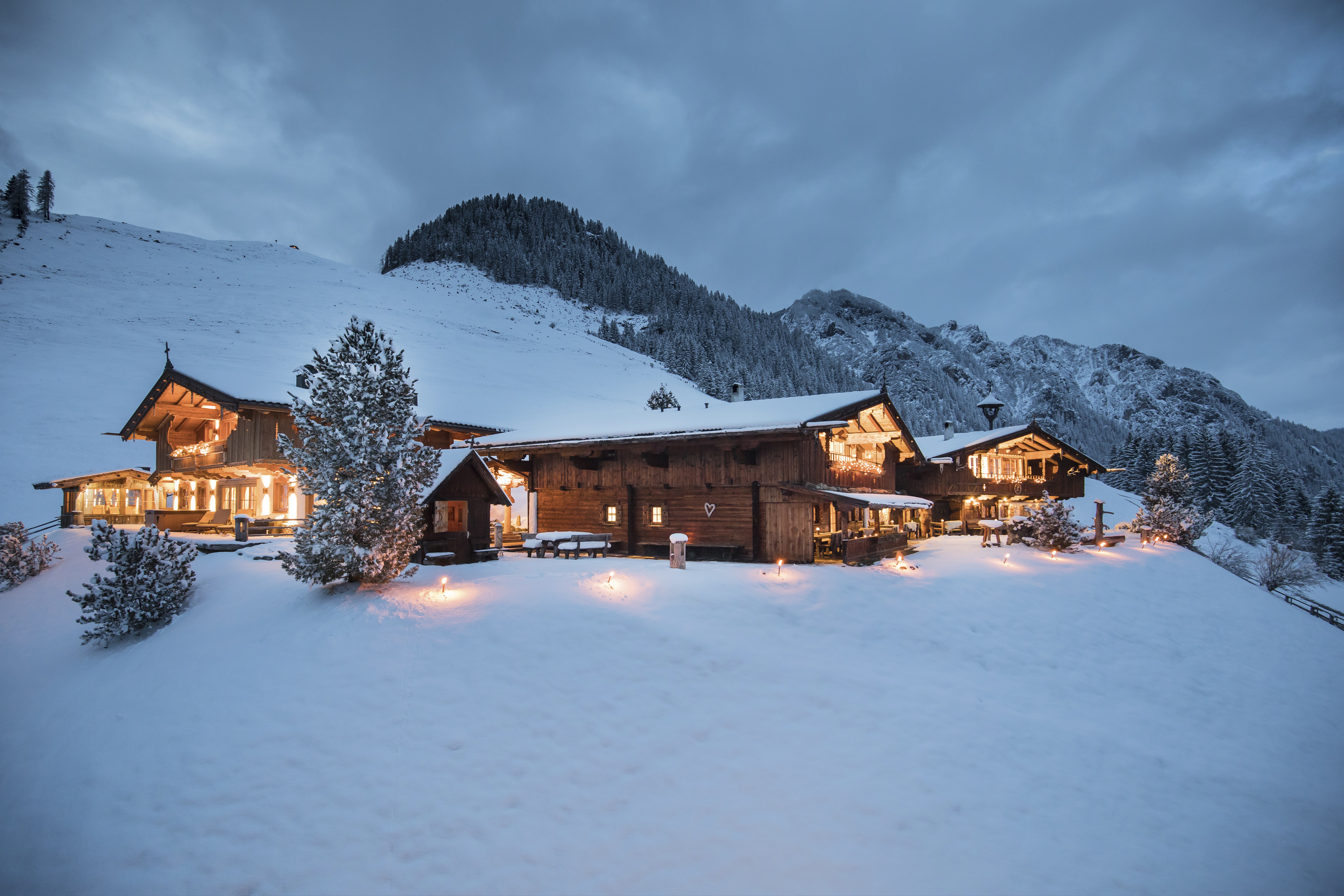 Chalet: Luxus Chalet Bischofer-Bergwelt