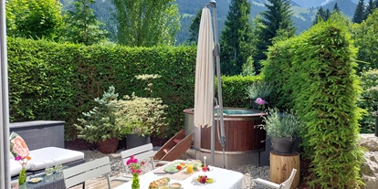 Hüttendorf - Weng (Goldegg) - Garten Chalet Riedlkar - Luxuslodge