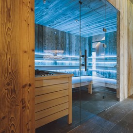 Chalet: Wellness mit Finnische Sauna, Kräutersauna und Dampfbad - Bergdorf Hotel Zaglgut Ski In & Ski Out