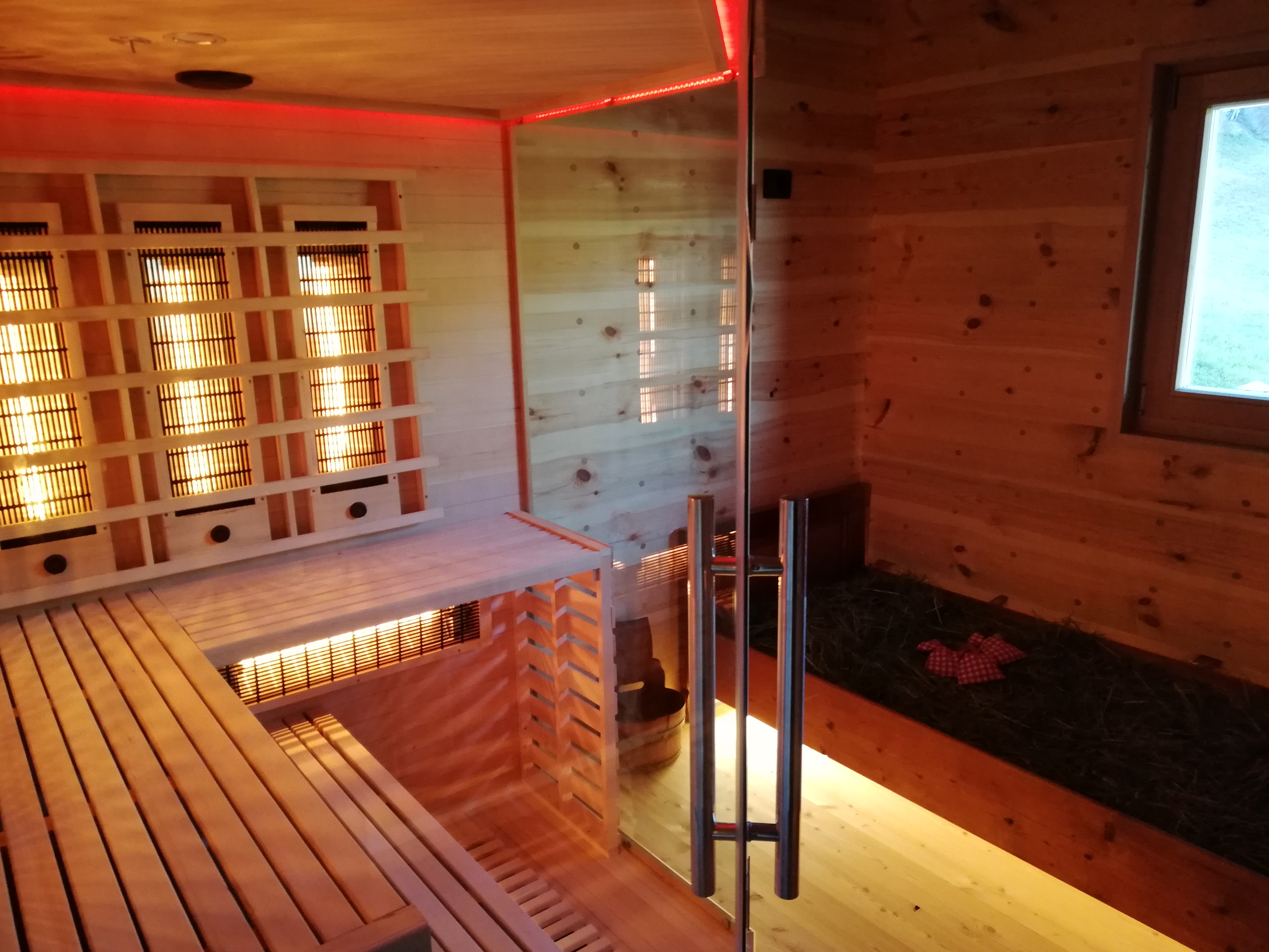 Chalet: Infrarotsauna und Heubett - Naturchalet - Innen, Wellness | Entspannen