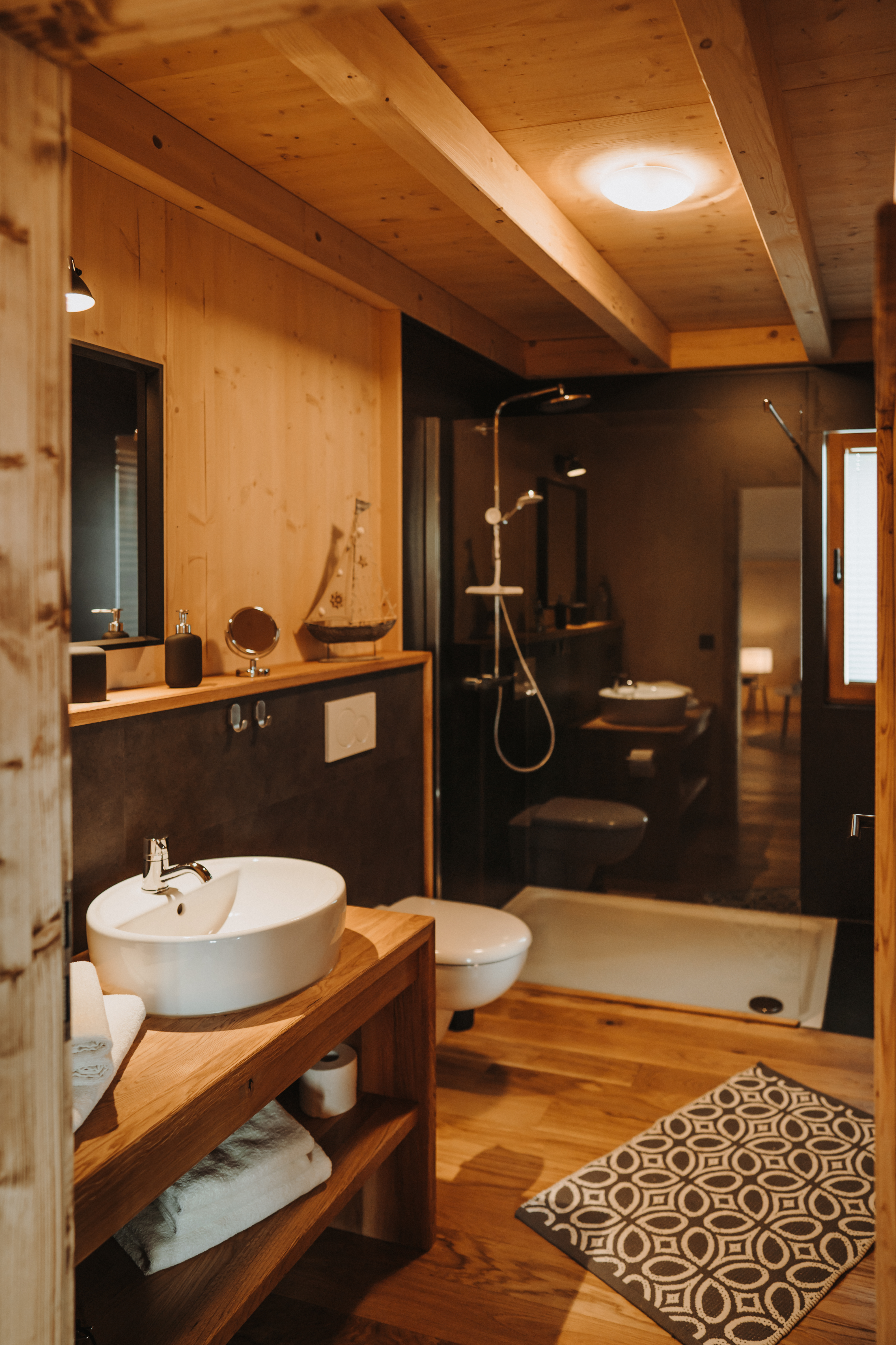 Chalet: Badezimmer - Oberwald Chalets 