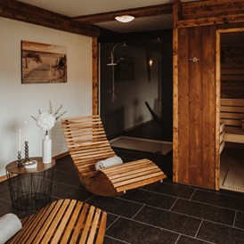 Chalet: Sauna & Ruheraum  - Oberwald Chalets 