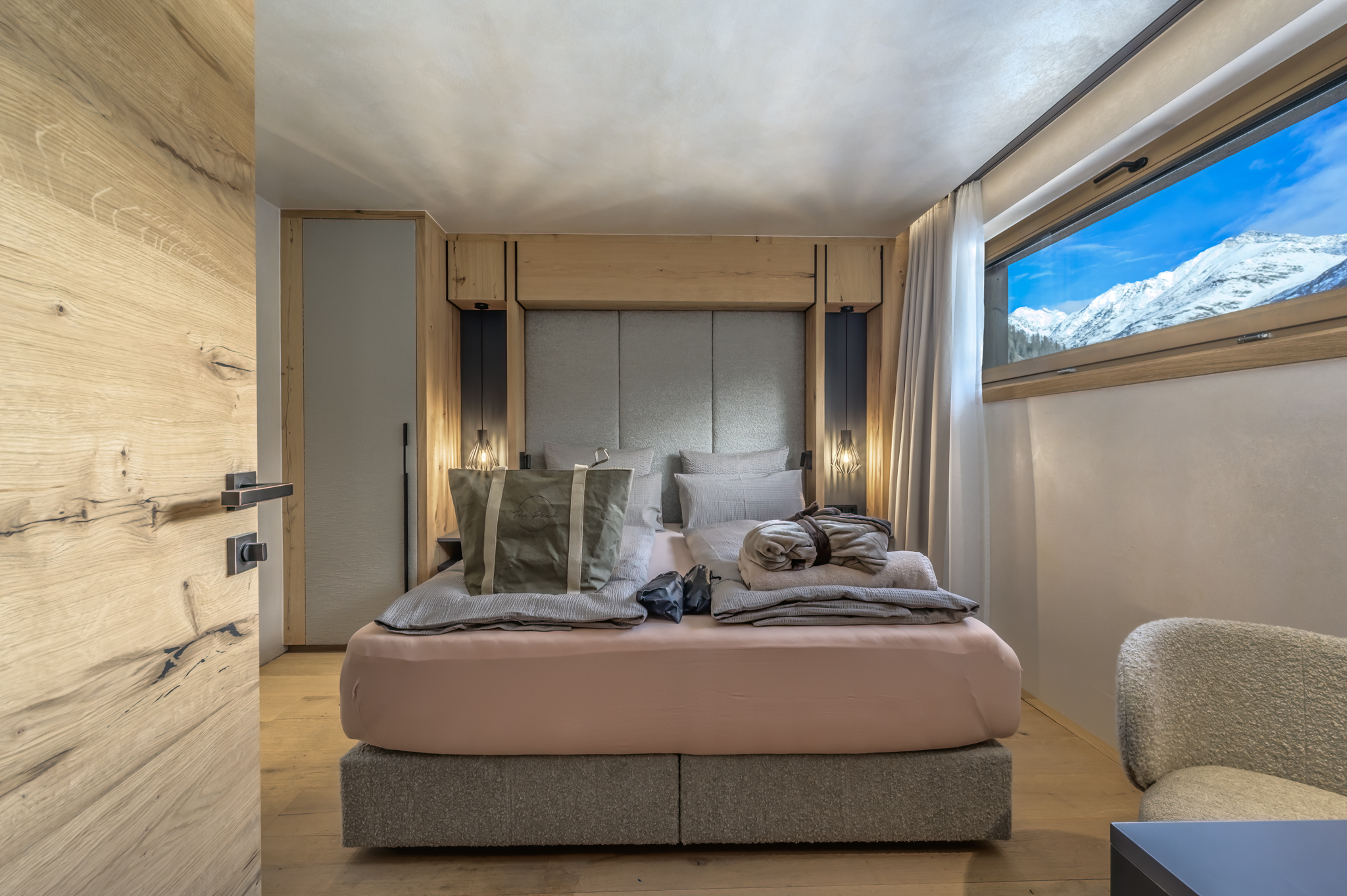 Chalet: Schlafzimmer Black Stone - The Peak Sölden