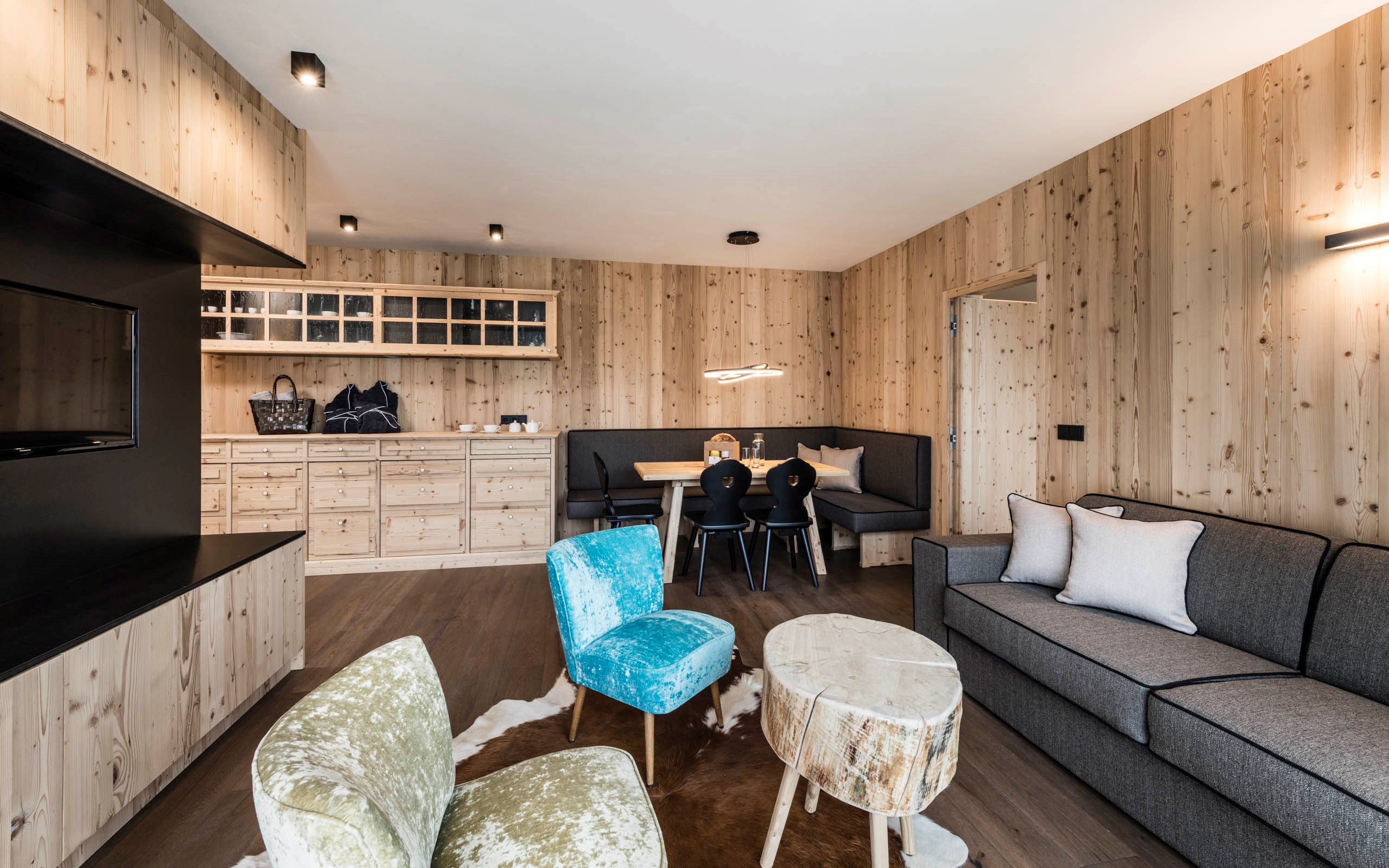 Chalet: Apartement Lodge - Presulis Hideaway Apartments & Restaurant