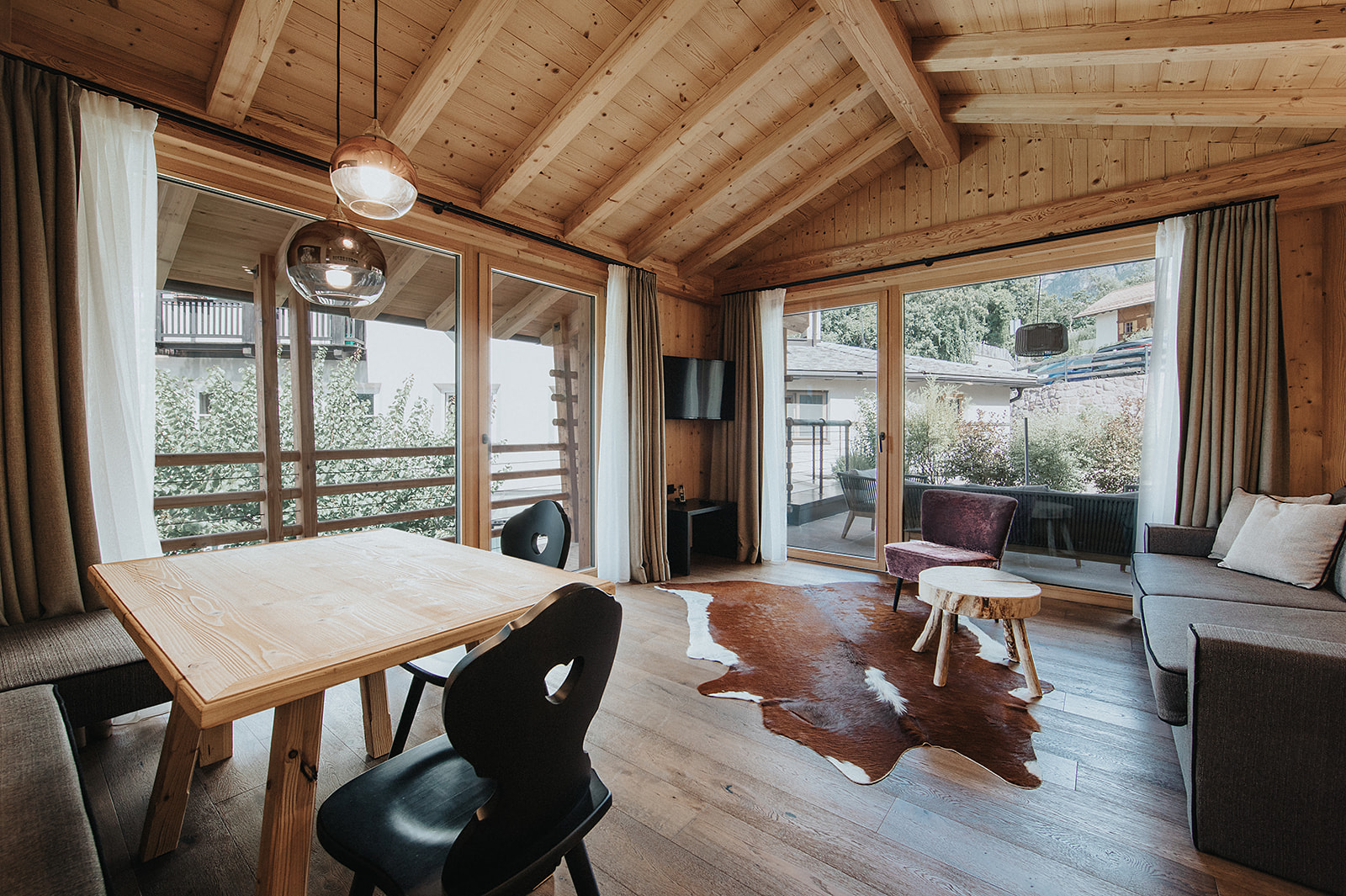 Presulis Hideaway Apartments & Restaurant Hütten im Detail Superior Chalet Suite