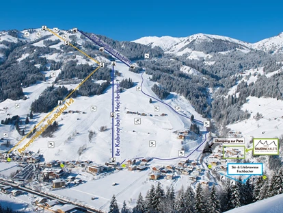 Hüttendorf - Chaletgröße: 8 - 10 Personen - Lage Tauernchalets nur ca. 150m neben der Piste - Tauernchalets Großarl