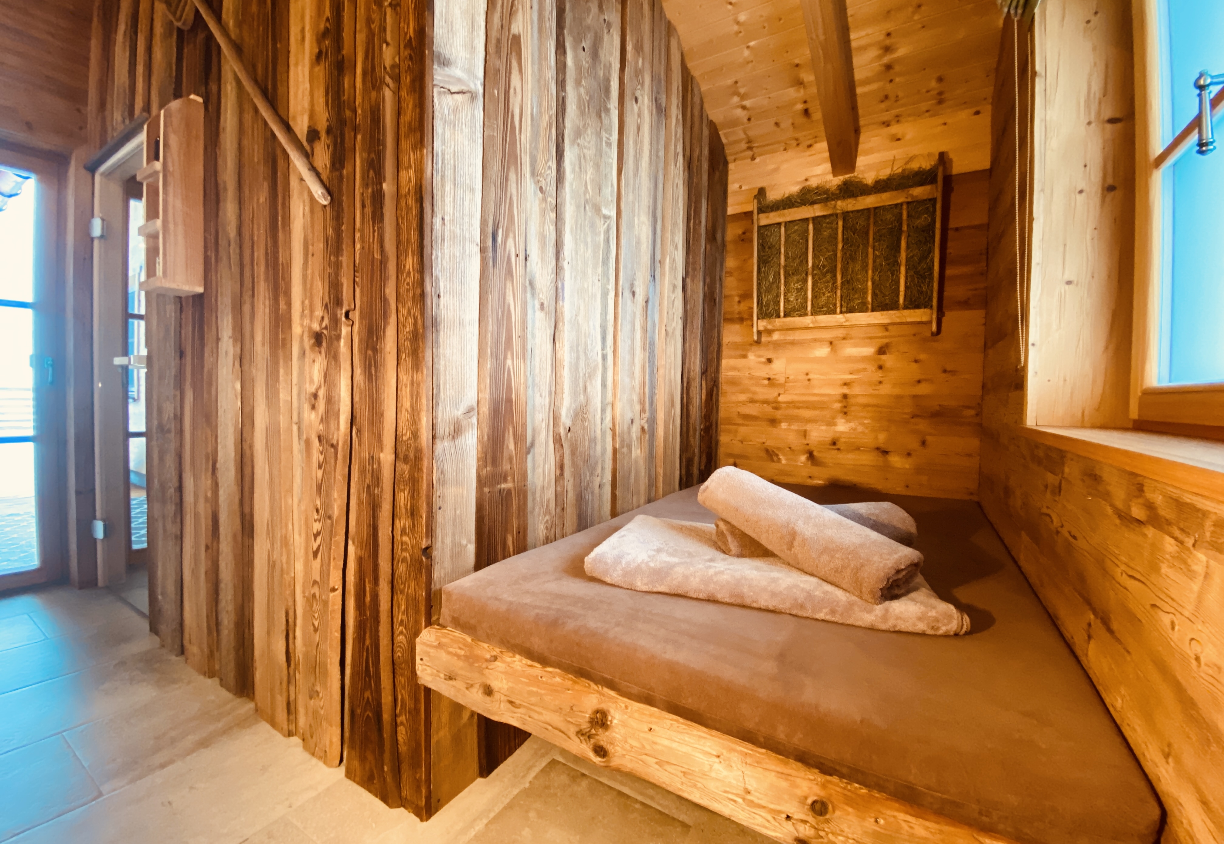 Chalet: Almsauna mit Ruheliege - Bergbauernchalets  - Innen