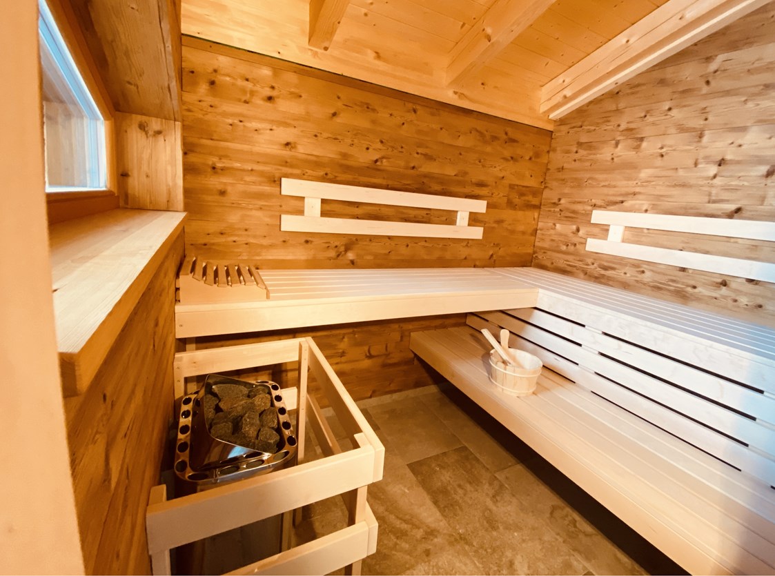 Chalet: Sauna von Innen - Bergbauernchalets 