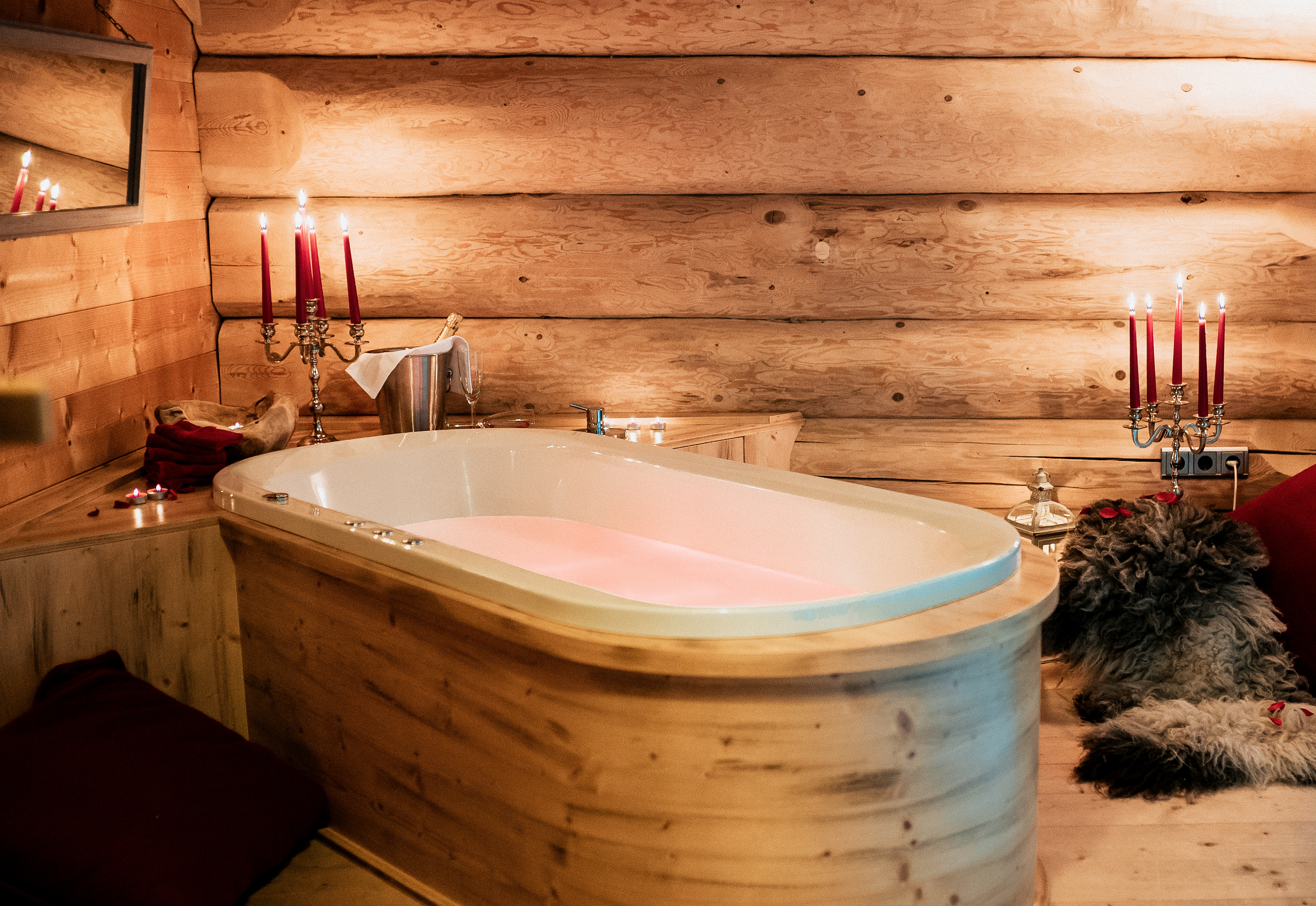 Hüttendorf Maria Alm Hütten im Detail Hochkönig Chalets