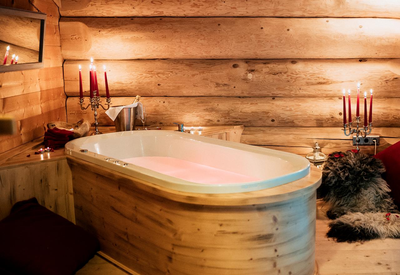 Hüttendorf Maria Alm Hütten im Detail Hochkönig Chalets