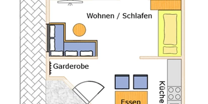 Hüttendorf - Schröcken - Grundriss Kuschelhütte -  Lechtal Chalets