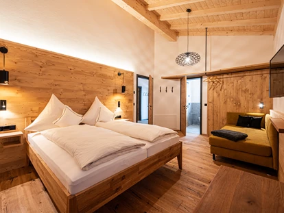 Hüttendorf - Schröcken - Schlafzimmer 1 im Chalet - DIE ZWEI Sonnen Chalets
