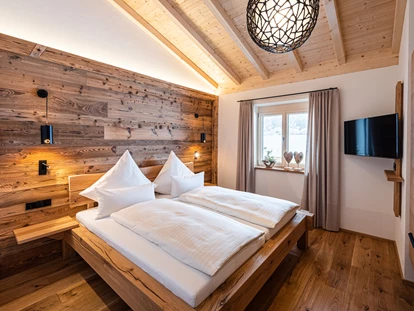 Hüttendorf - Schröcken - Schlafzimmer 2 des Chalets - DIE ZWEI Sonnen Chalets