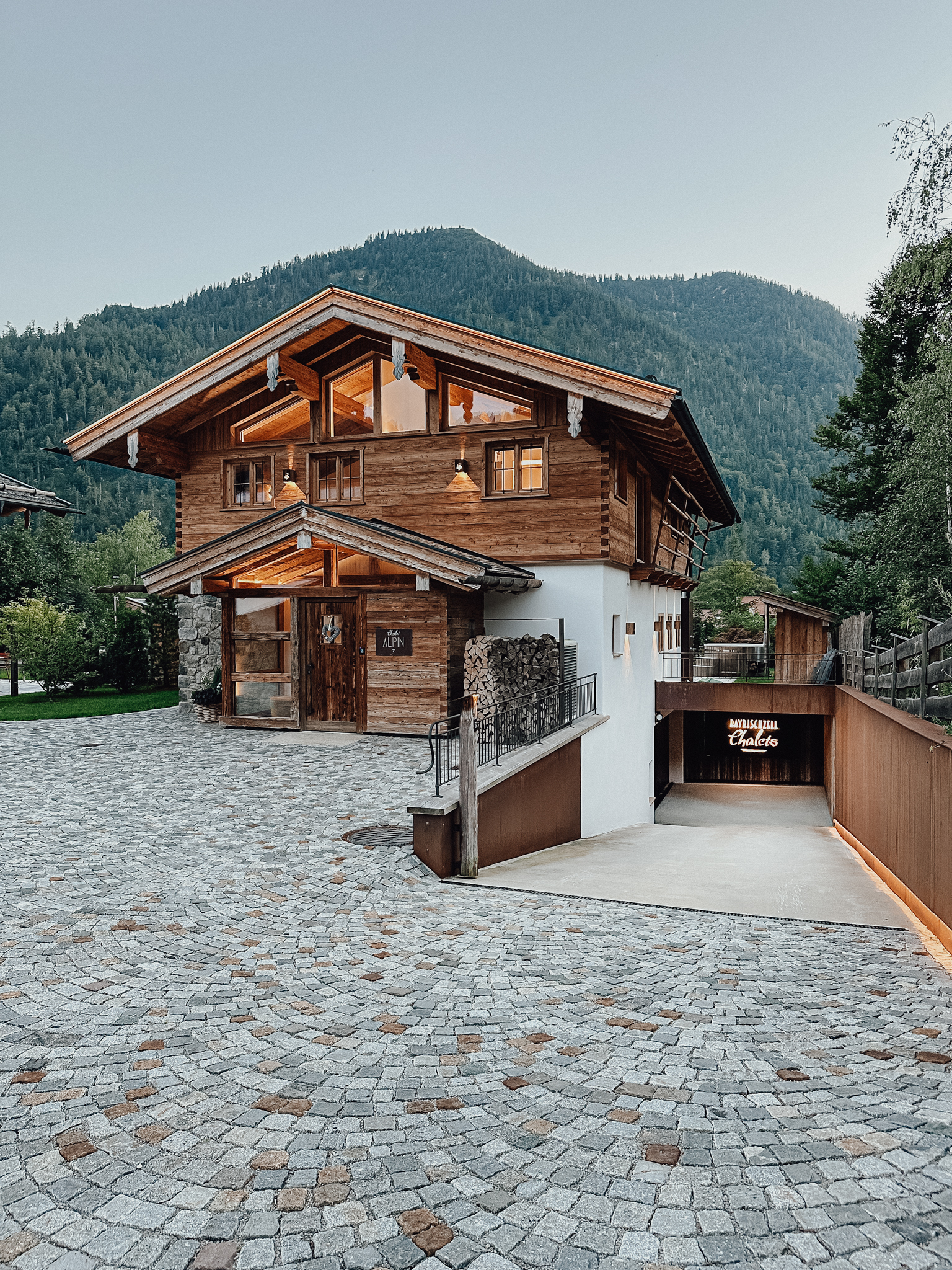 Chalet: Chalets Bayrischzell mit privatem Hottub und Sauna