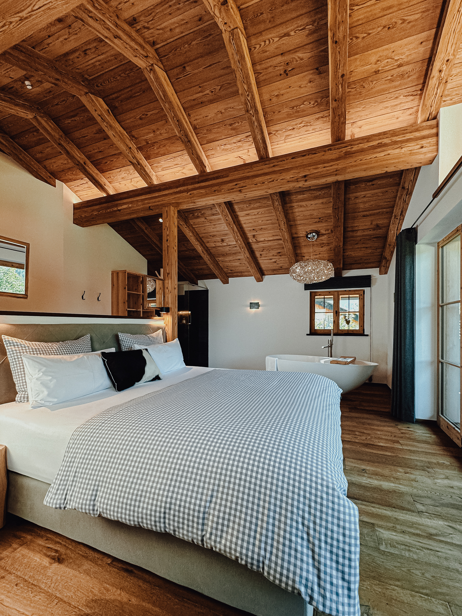 Chalet: Chalets Bayrischzell mit privatem Hottub und Sauna