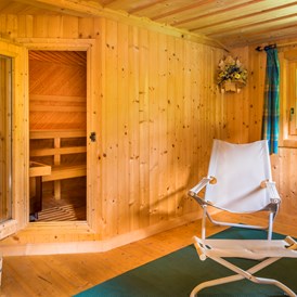Chalet: Sauna für Chalet Sepp und Chalet Bascht - Maroldenhof