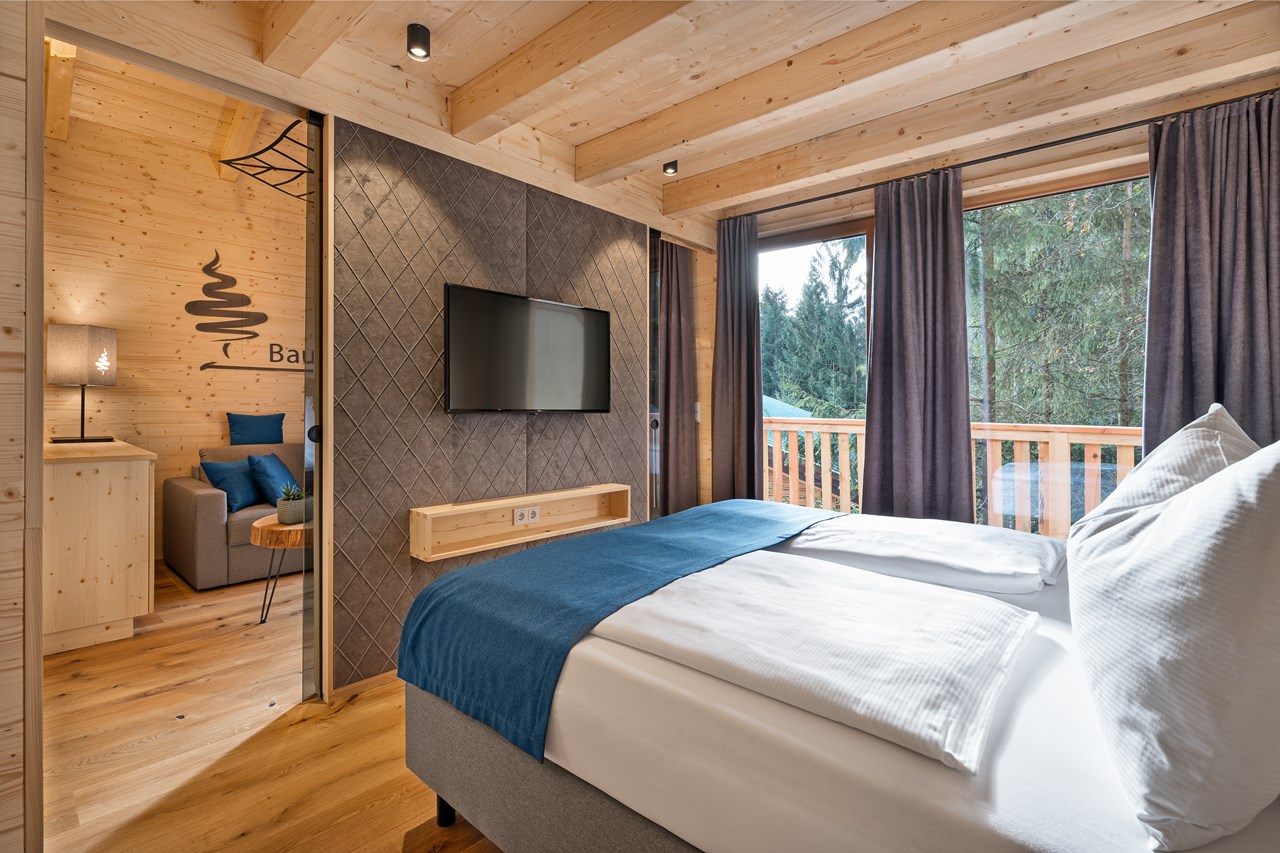 Baumhotels WaldEntdeckerWelt Hütten im Detail Waldblick