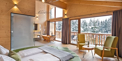 Hüttendorf - Alleinlage - Oberösterreich - Baumhotel Waldromantik innen - Baumkronenweg Baumhotels