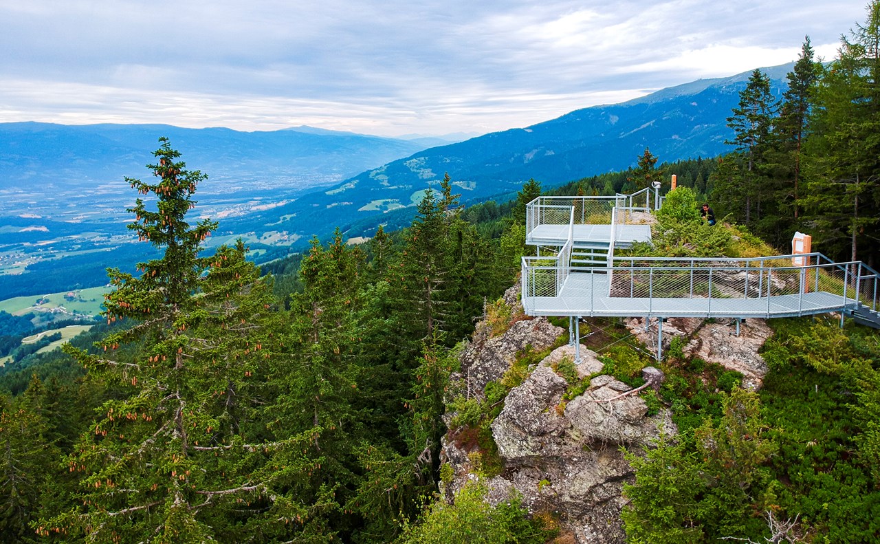 Brandlalm Resort Ausflugsziele Aussichtsplattform Berensteiner Ofen