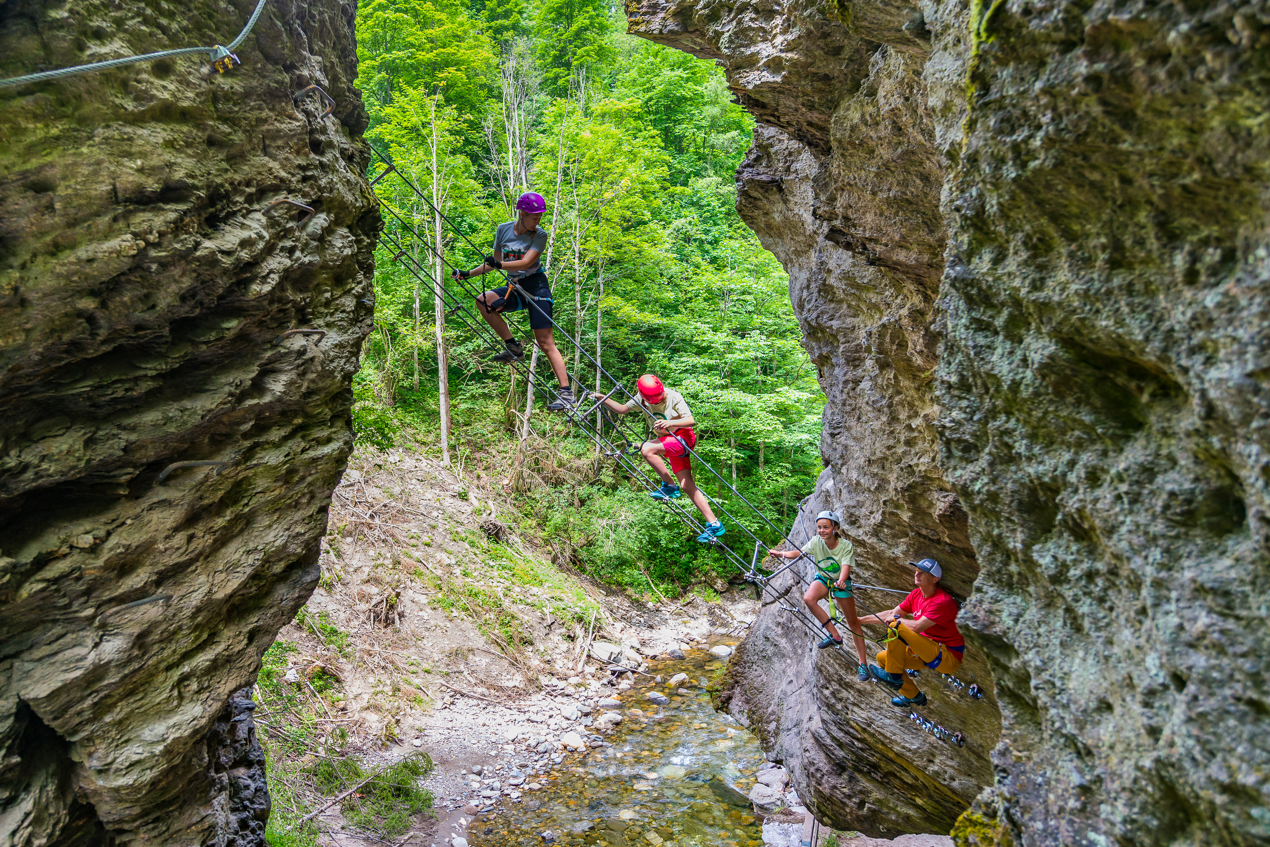 Chaletdorf Fanningberg Ausflugsziele Klettersteig Predlitz