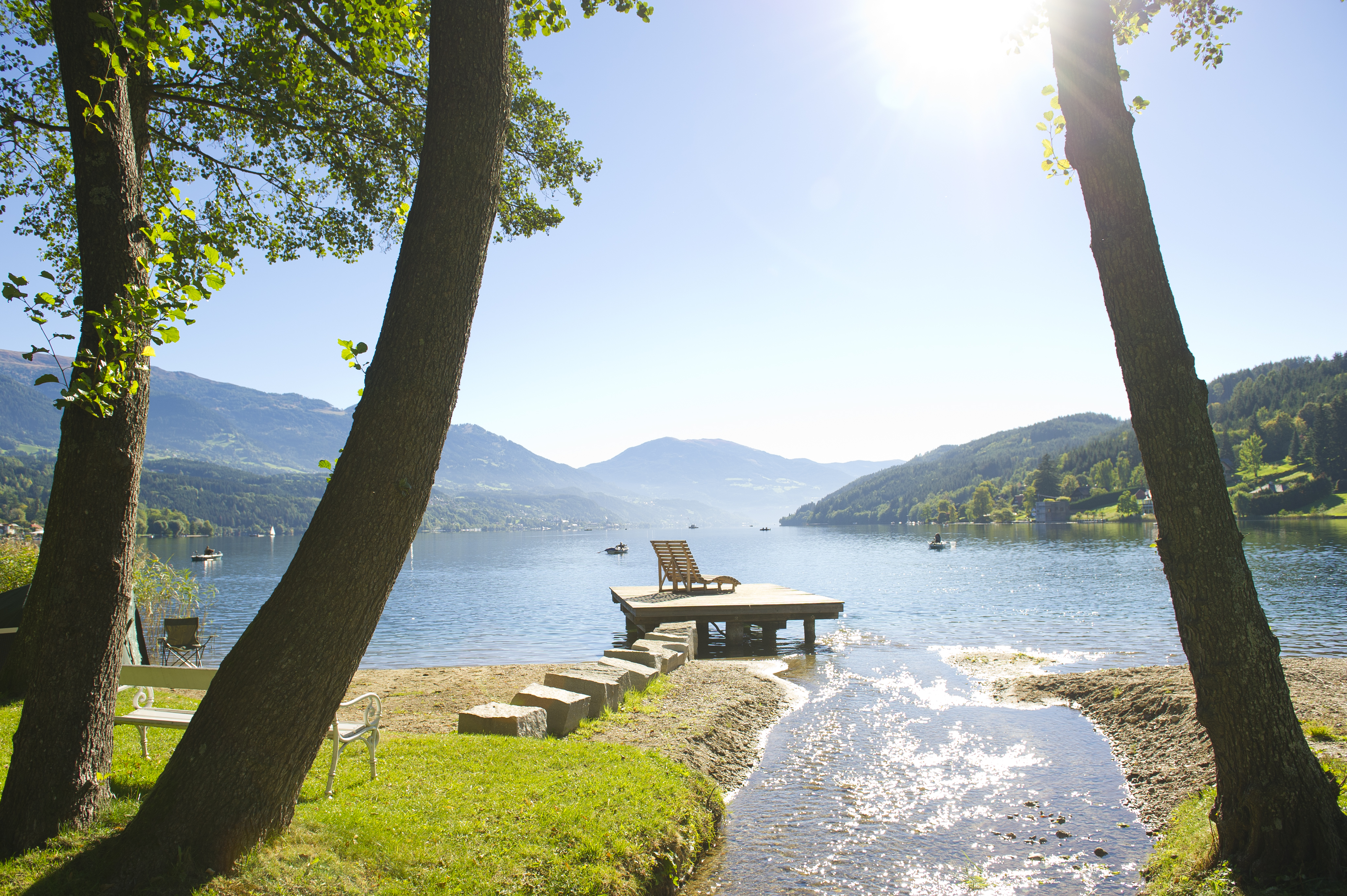 Smileys Fluss Chalet Ausflugsziele Millstättersee