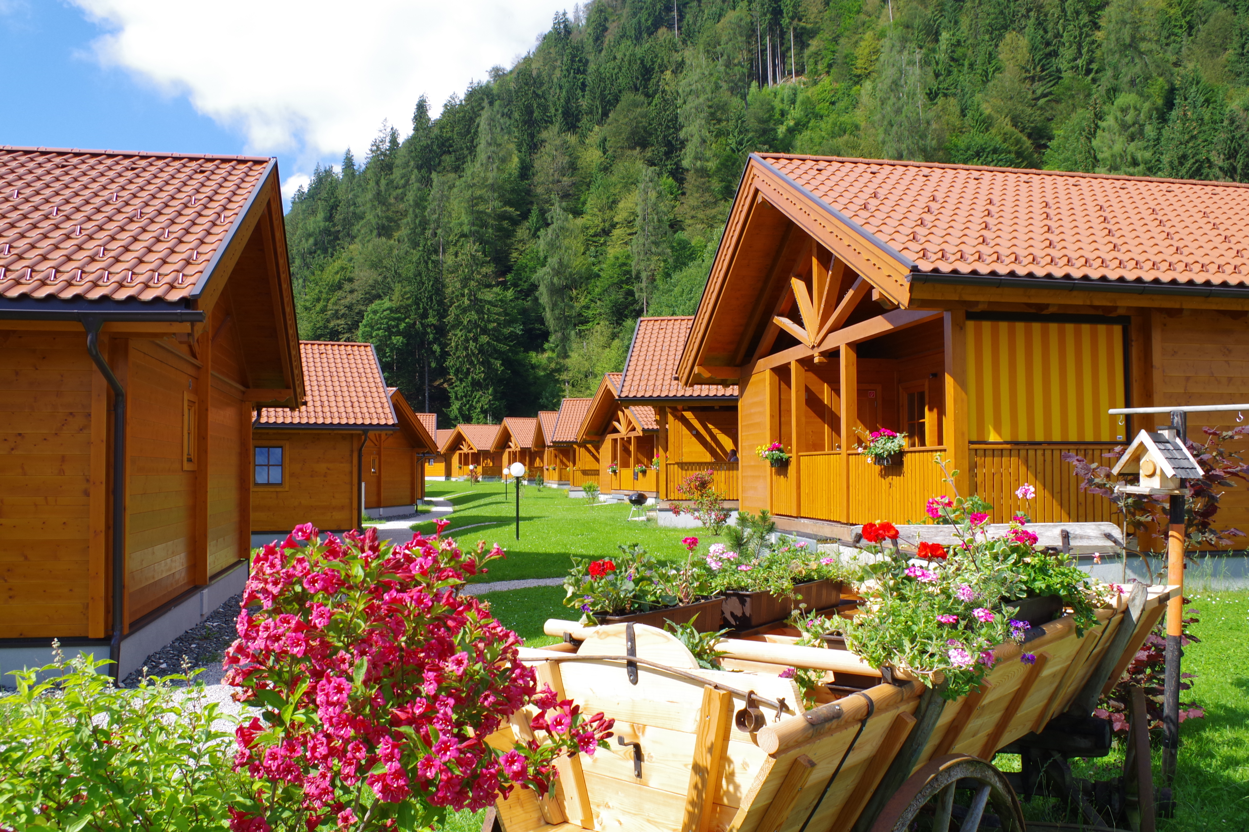 Hüttendorf - PLZ 5672 (Österreich) - Sommer - Chaletdorf ZellerSee