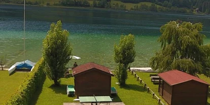Hüttendorf - Faak am See - Seebungalow - Ferienhof Obergasser & Bergblick