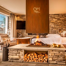 Chalet: Premium Chalet Steppenfuchs: 200 m² Erlebnisarchitektur on top für 2-4 Personen - Golden Hill Country Chalets & Suites